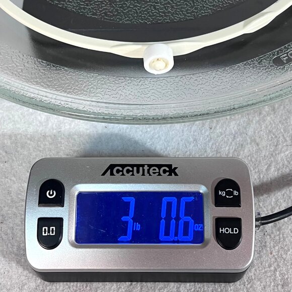 Microwave Glass Turntable Y133, Roller Ring, & Motor Coupler 13.5" Diameter - Picture 11 of 11